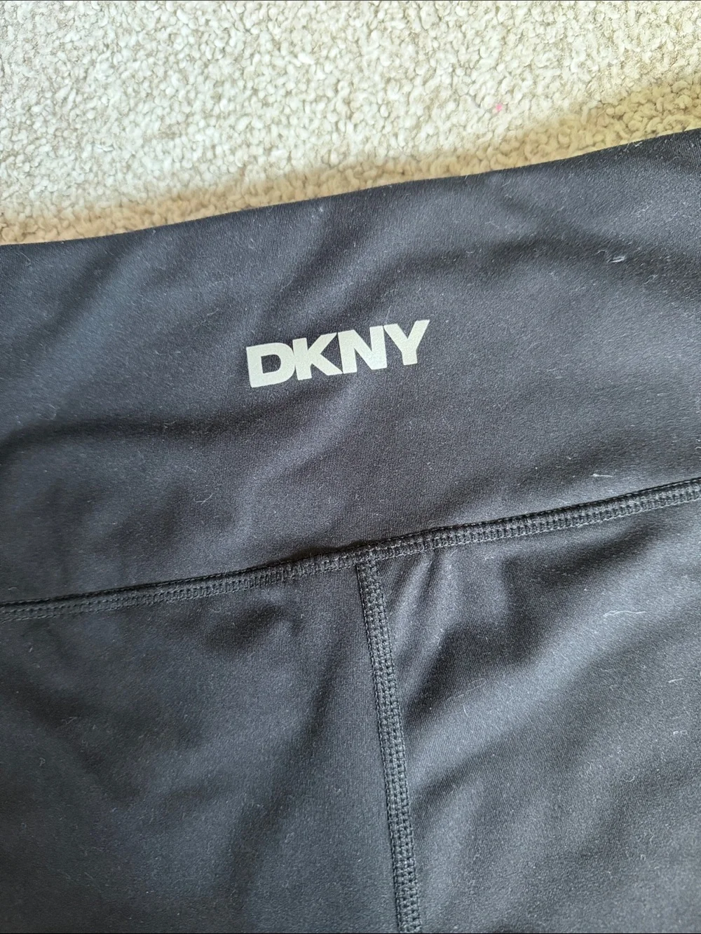 Black Buttery Soft DKNY shorts with pocket